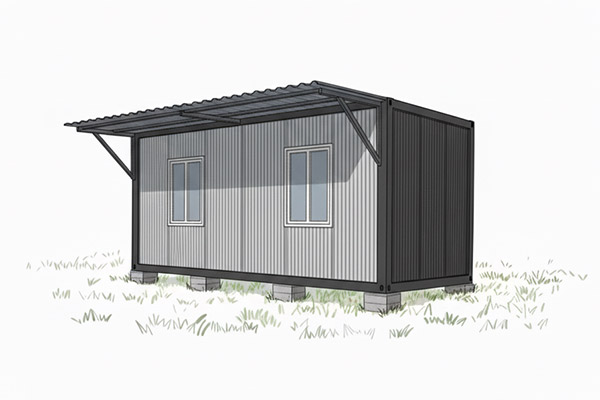 Trapézlemez előtető